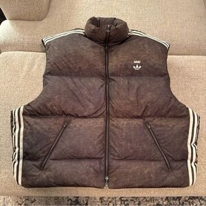 Adidas x AVAVAV Down Puffer Vest Women’s XL Black New With Tags Rare Collab